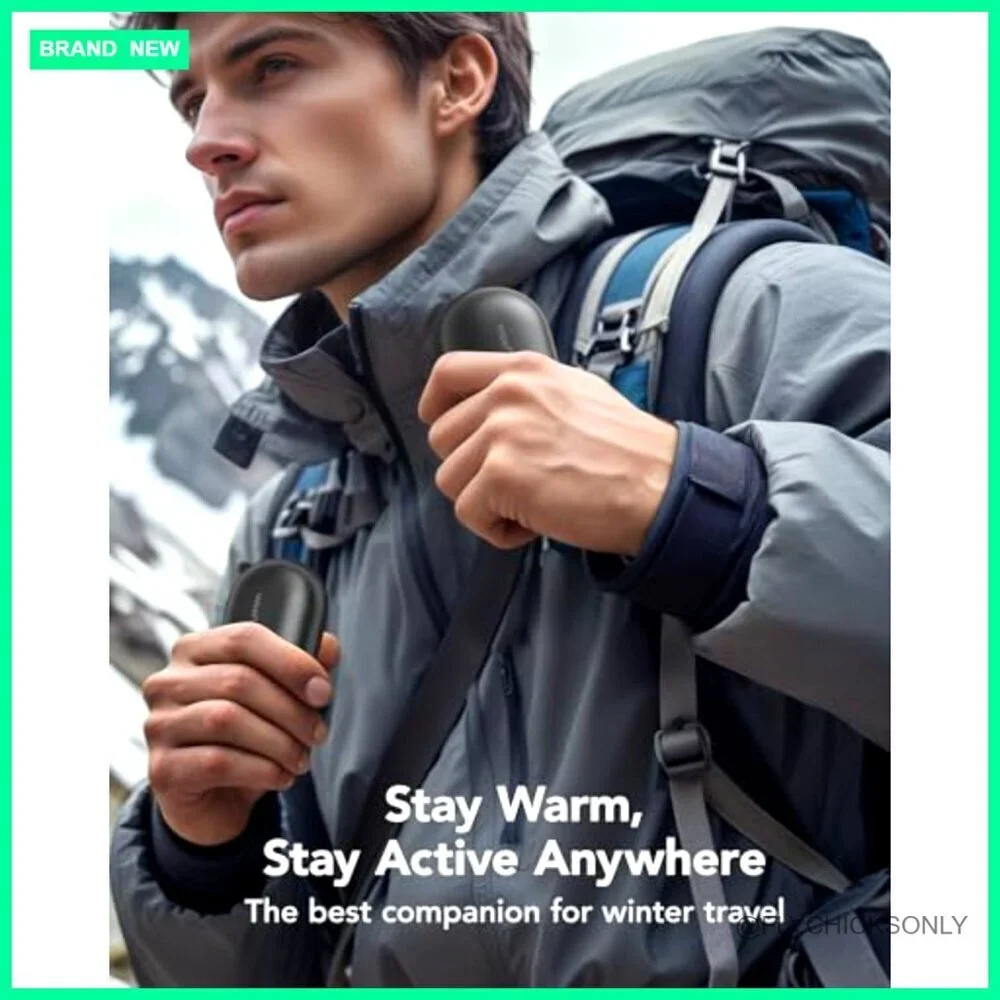 Rechargeable Magnetic Hand Warmers 7000mAh 3-Level Heating 131°F 15 Hours